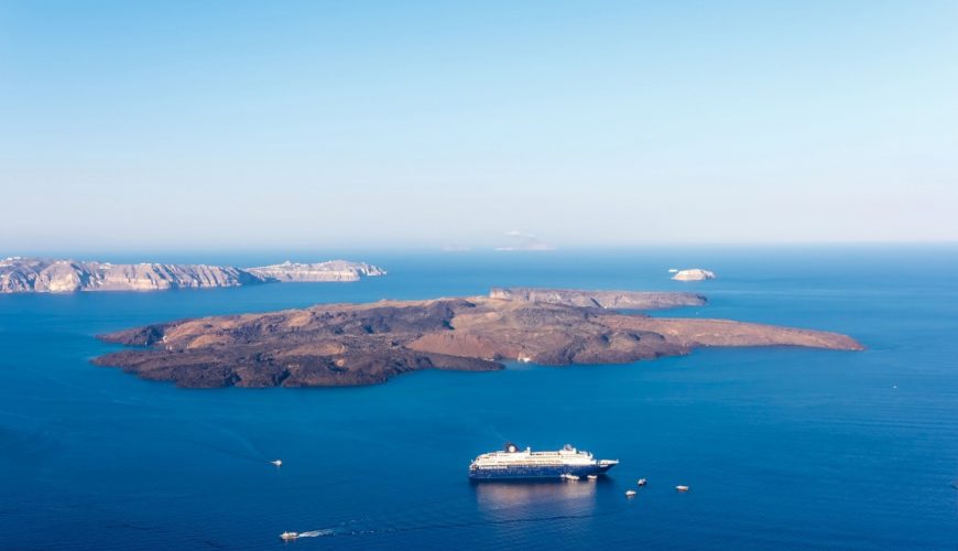 Visit to the Volcano in Santorini