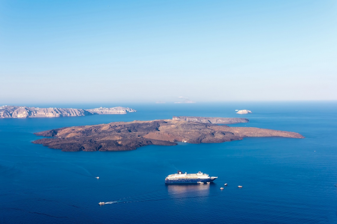 Visit to the Volcano in Santorini